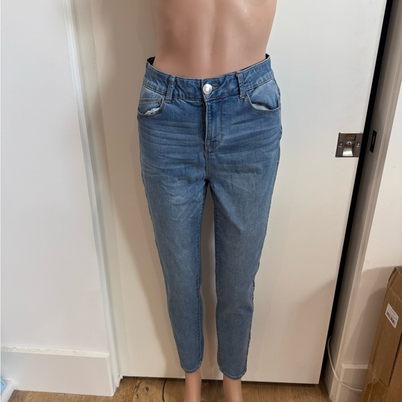 Knox Rose Light Blue Ankle Jeans - Picture 1 of 2
